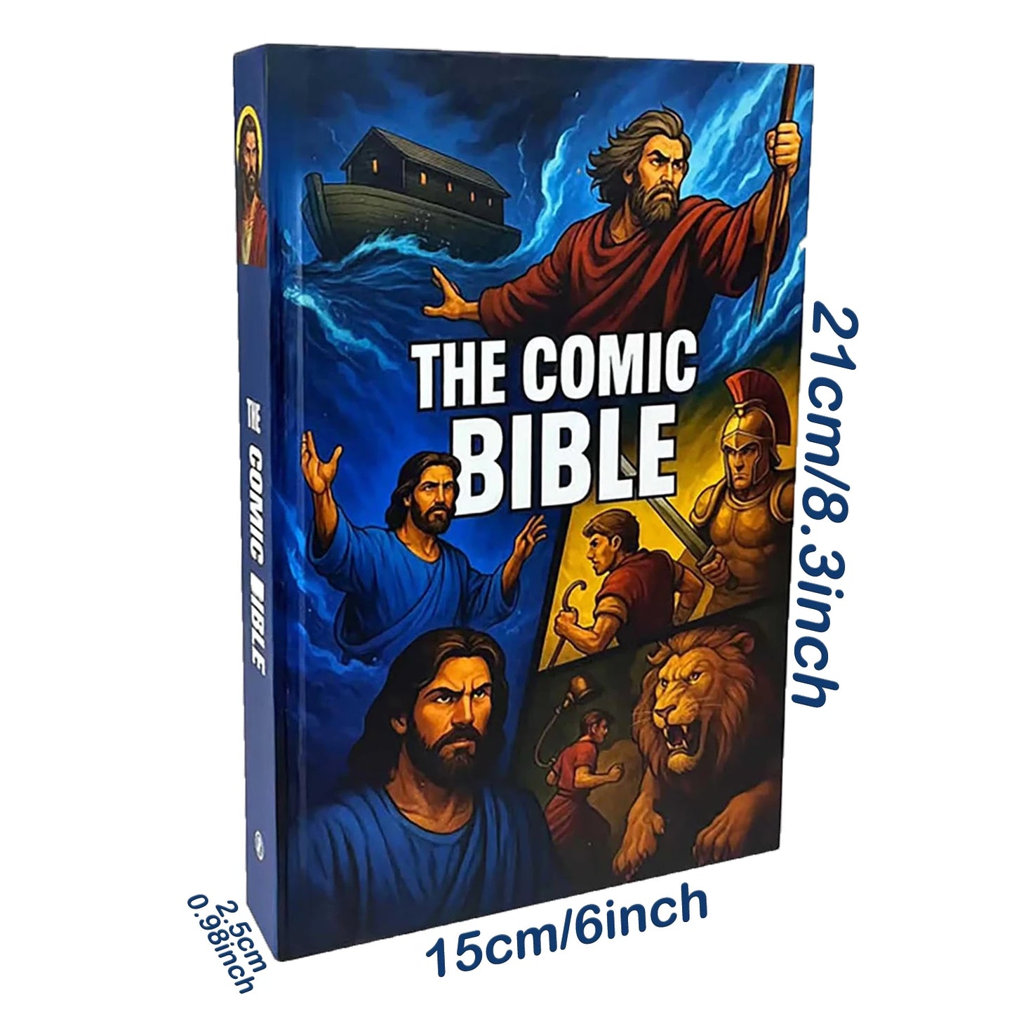 New Full-Color Illustrated Bible Comic Book, from Genesis to Revelation with Complete, Christian G
