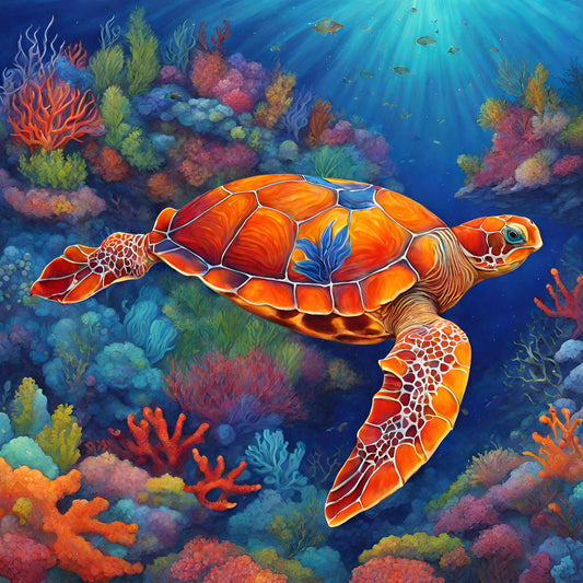 Turtle Under The Sea