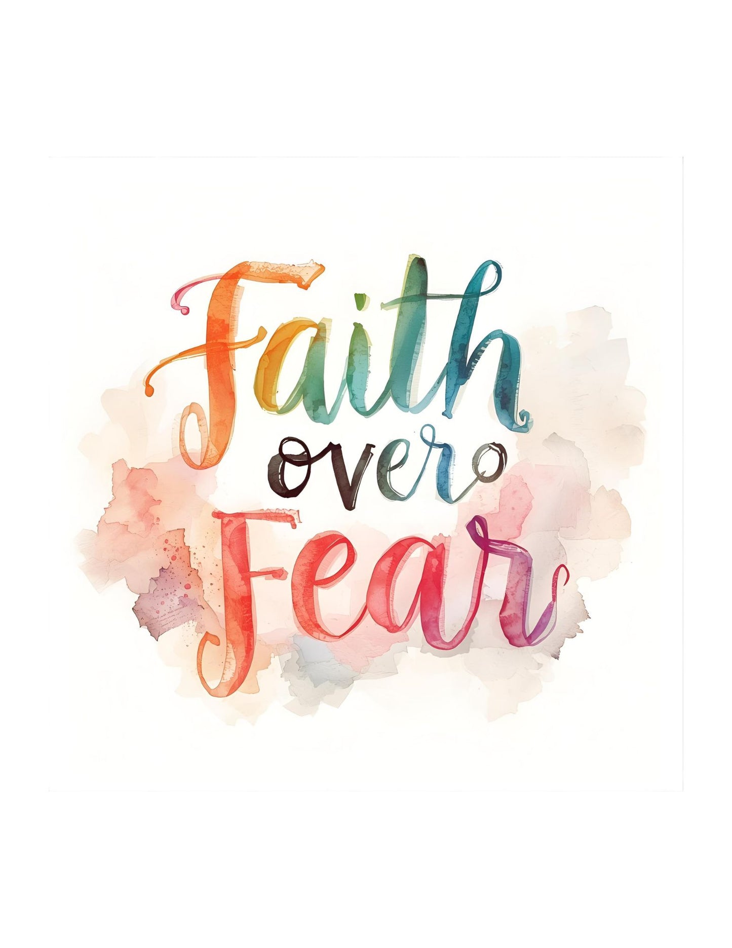 Faith over Fear Unisex Crewneck Sweatshirt